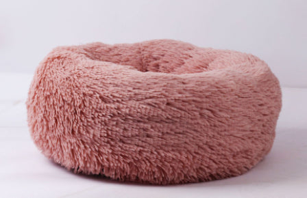 Round Plush Pet Bed
