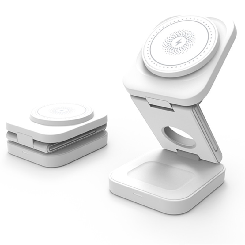 Foldable 3-in-1 Wireless Charging Station