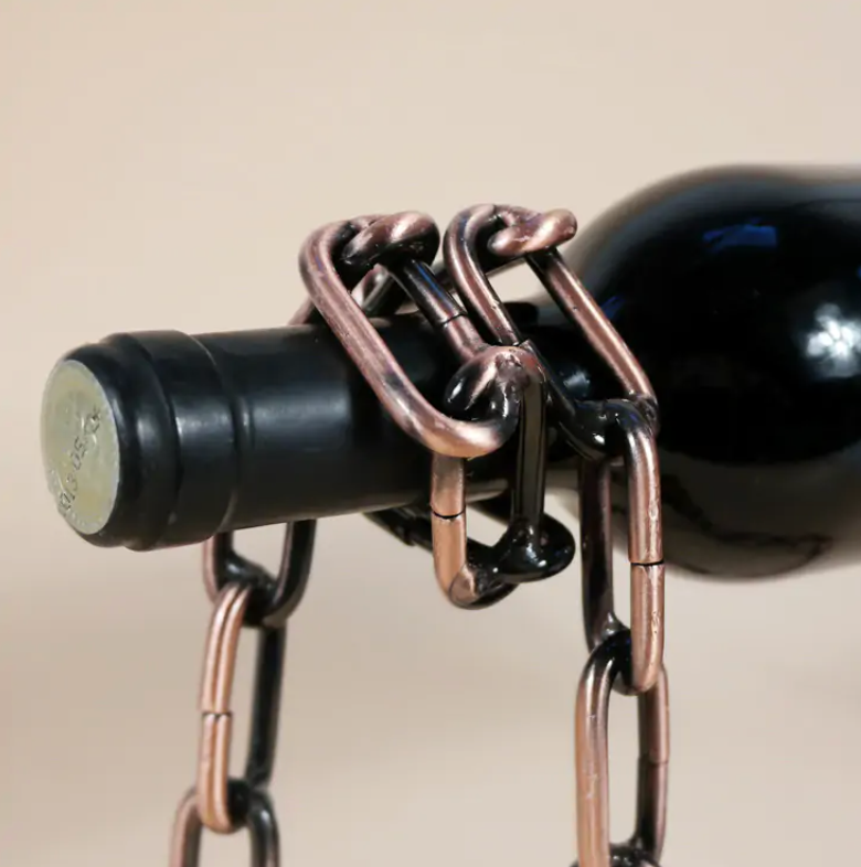 Floating Chain Wine Bottle Holder