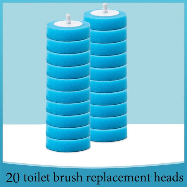 Toilet Cleaning Brush with Replaceable Heads