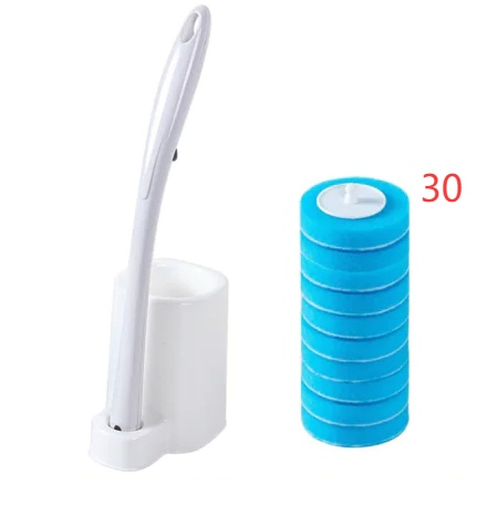 Toilet Cleaning Brush with Replaceable Heads