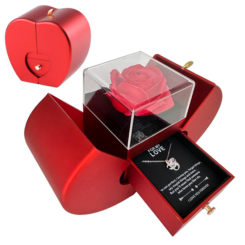 Forever Rose Necklace Gift Box by PRYCE & KNOX
