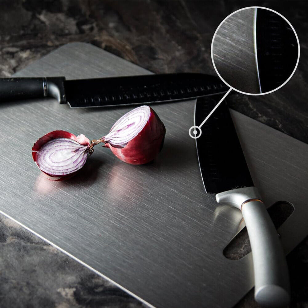 Double-Sided Stainless Steel Chopping Board – detail view 6