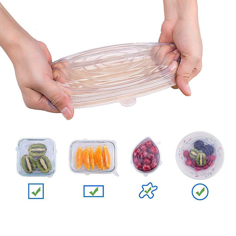 Reusable Silicone Stretch Lids – Set of 6 – detail view 5