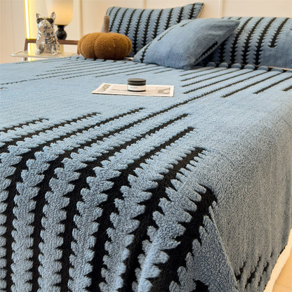 Textured Jacquard Throw Blanket by PRYCE & KNOX