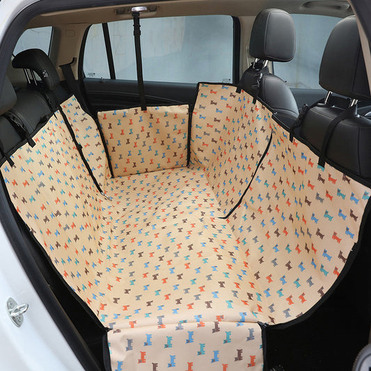 Dog Car Seat Protector – beige