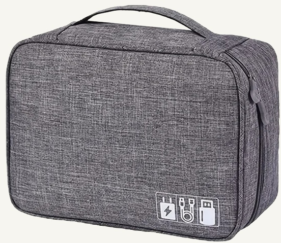 Travel Tech and Cable Organiser — compact travel case for chargers, cables and accessories